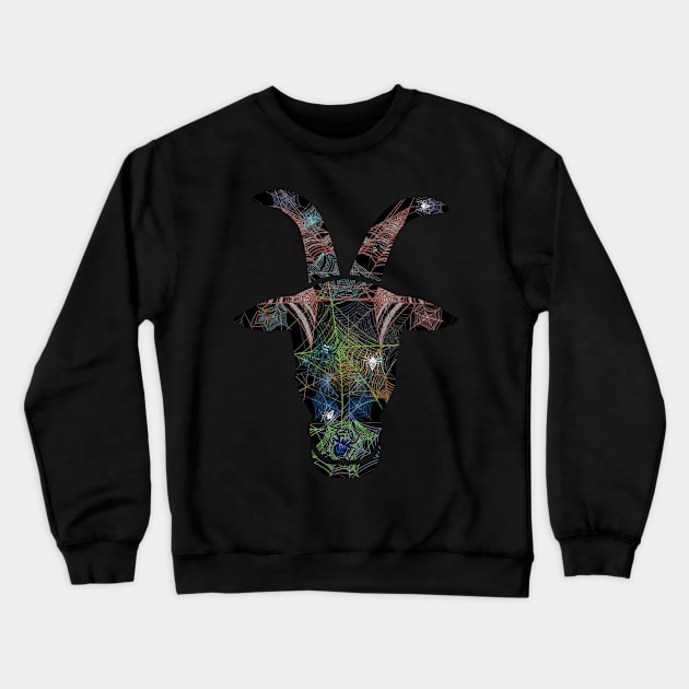 Web Head Billy Goat v3.1 Crewneck Sweatshirt by AJ Leibengeist